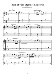 Example pdf created with Musink notation software. Classical Music.
